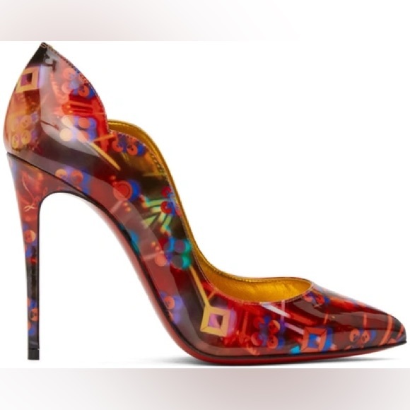 ❤️❤️ CHRISTIAN LOUBOUTIN
Multicolor Patent Leather Hot Chick Pumps❤️❤️ - Picture 5 of 5